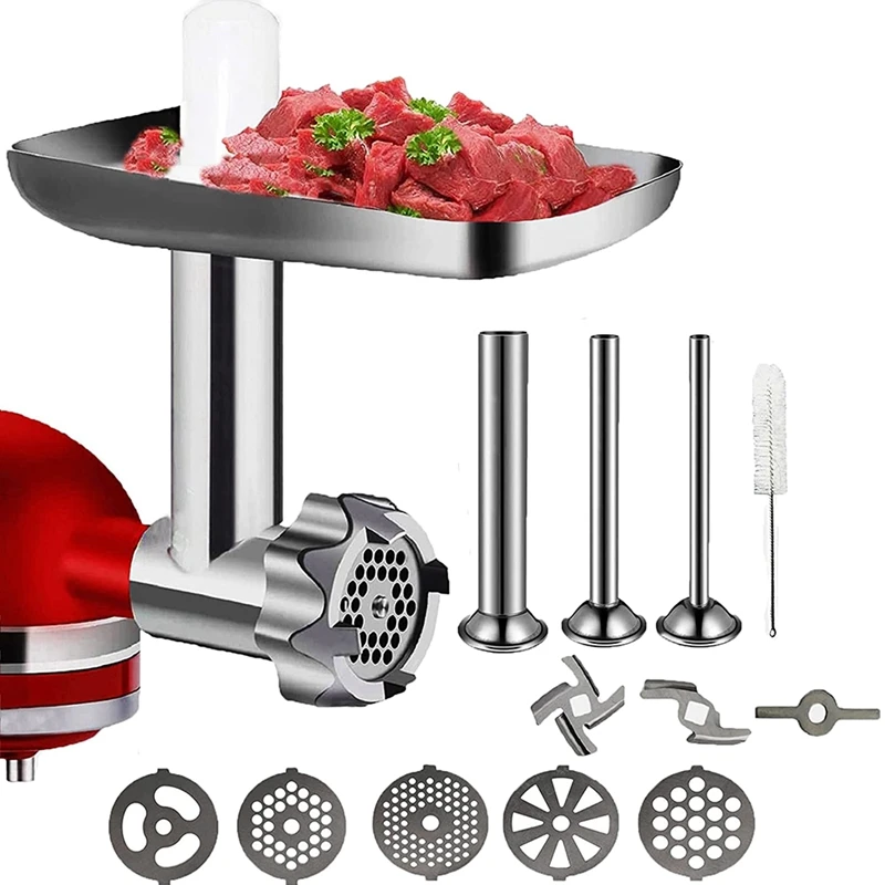 Аксессуары для мясорубки Аксессуары для миксера Аксессуары для мясорубки Включают трубки для наполнения колбасных изделий . ' - ' . 0
