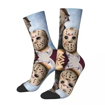 Носки с двойной маской в стиле Ретро Step Brothers, супер мягкие чулки в стиле Харадзюку, всесезонные носки, аксессуары для подарка унисекс на день рождения