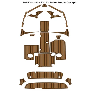 2015 Yamaha SX192, платформа для плавания, кокпит, коврик для лодочной палубы из вспененного EVA тика
