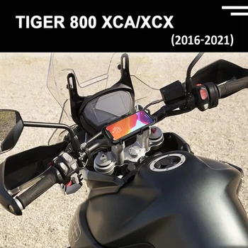 Подходит для Tiger 800 XCX/XCA 2016-2021 Мотоциклетный навигационный кронштейн GPS-кронштейн для телефона Держатель USB 2020 2019 2018 2017