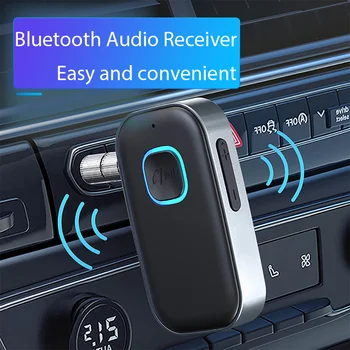Siparnuo Беспроводной Bluetooth 5,0 Приемник Адаптер 3,5 мм Разъем Для Автомобильного Динамика Музыкальный Аудио Aux A2dp Приемник Наушников Громкой Связи