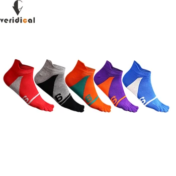 Хлопковые носки без пятки, мужские спортивные дышащие, удобной формы, антифрикционные носки до щиколотки с носками яркого цвета