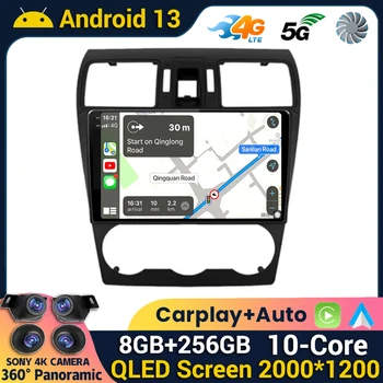 Android 13 Carplay Автомобильный Радиоприемник Для Subaru Forester XV WRX 2012 2013 2014 2015 Для Impreza Мультимедийный Плеер GPS Стерео Головное устройство