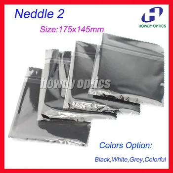 175gsm 100шт 17x14 см Цветная белая черная серая ткань для чистки очков ткань для чистки линз из микрофибры индивидуальная упаковка