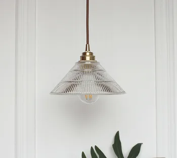 Подвесной светильник в Скандинавском стиле, стеклянная лампа, современный дизайн, декоративные подвесные светильники, медный японский светодиодный светильник, подвеска